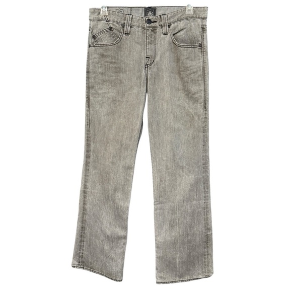 Rock & Republic Motor Jeans Gray 32x30 Bootcut Men’s - Picture 1 of 7